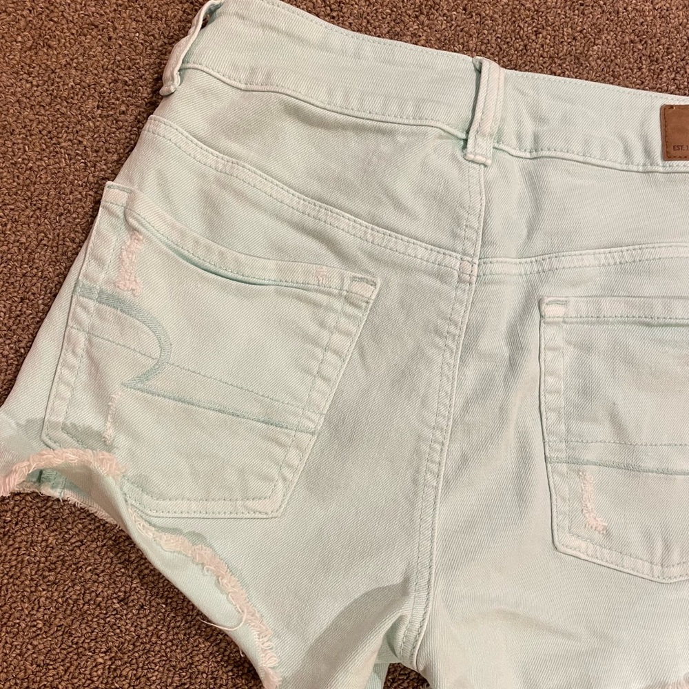 5 for $25 ❄️ American Eagle Mint Green Shorts Size 2 - Picture 6 of 7